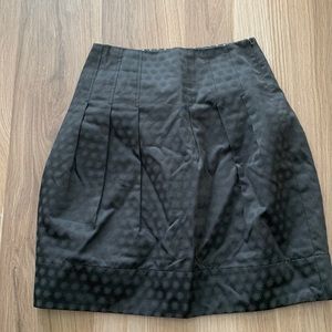 Elevenses Women’s Black Brocade A-Line Skirt size 4
